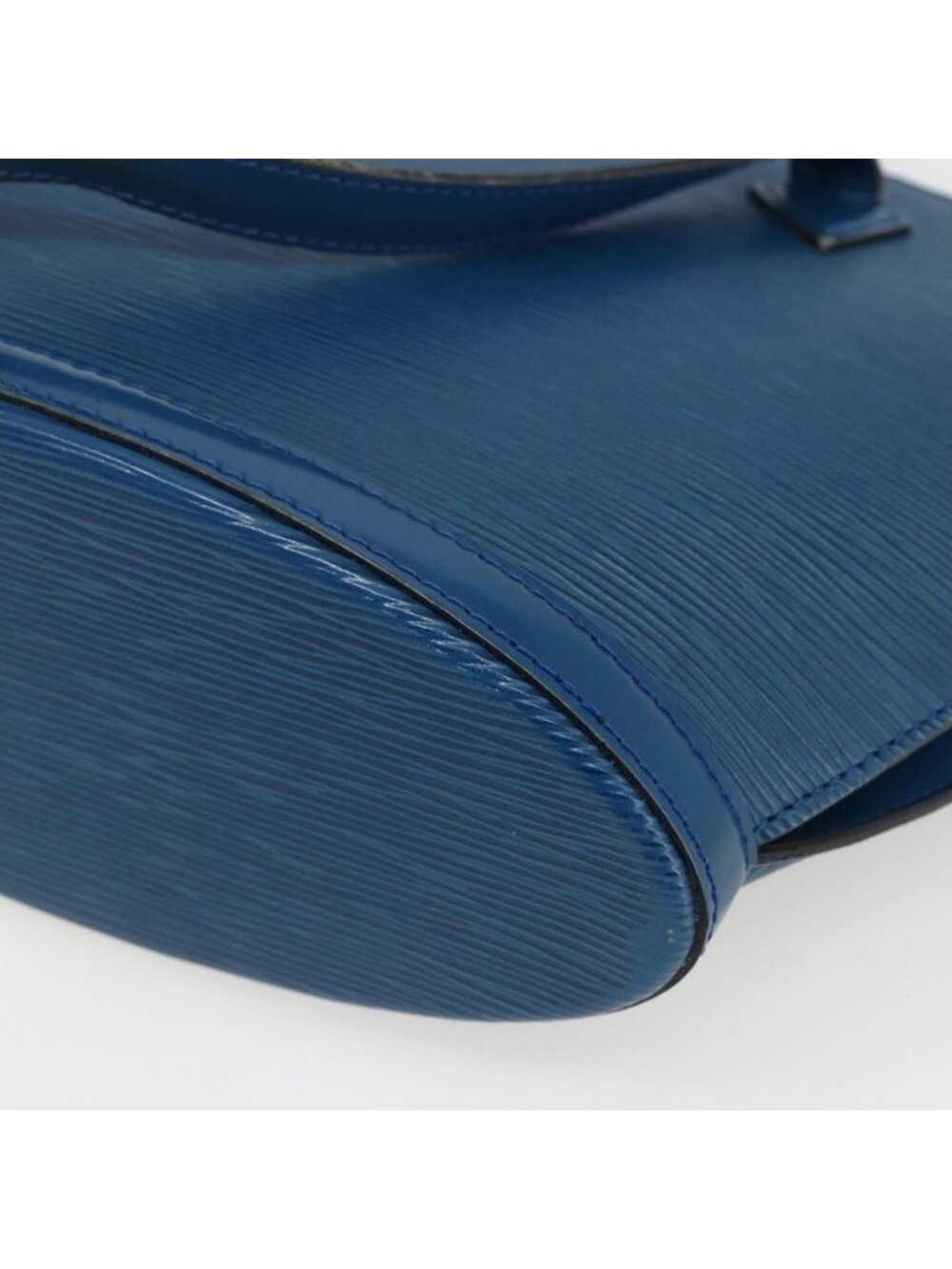Authentic LOUIS VUITTON Epi Saint Jacques Shoulder Bag Blue M52275 LV - Picture 7 of 16